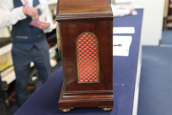 G. Paley of London, a large mahogany cased regulator 16in.